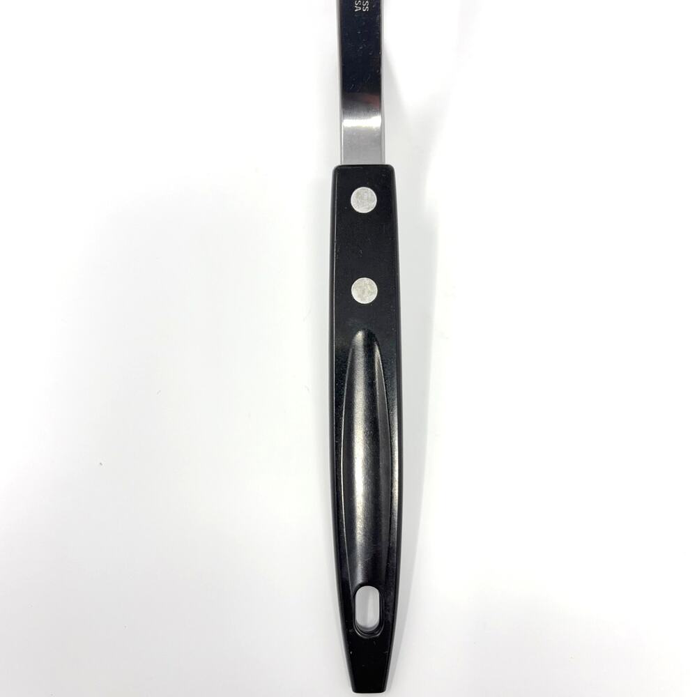 Vtg Stainless Steel Potato Masher Ricer Black Riveted Handle USA MCM Unbranded - Picture 5 of 6